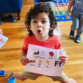 Child at Sweet Angels Daycare & Preschool Center