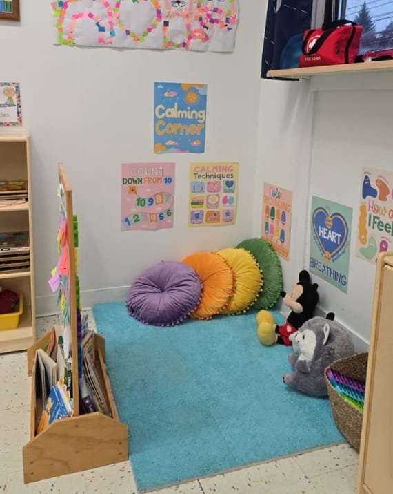 Calming Corner at Sweet Angels Daycare in Everett, MA